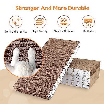 PatiencET 4 Pack Cat Scratch Pad with Box, Cardboard Cat Scratcher for  Indoor Cats, Reversible Scratcher with Catnips Box Bed Desigh for Small  Medium Cat Kitten, Scratching Board for Cats - Yahoo Shopping