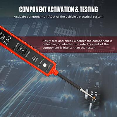 Bil med LCD display fuse Tester