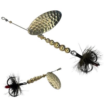 Jigging Spoon - Single Hook Spinner Trout Lures - Metal Sequin Spinners  Jigging Bait for Catching Bass, Trevally, Trout, and Pike Helves