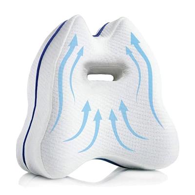 Flexicomfort Knee Pillow for Side Sleepers - Removable Memory Foam