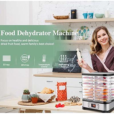8\5 Trays Food Dehydrator Machine Meat Beef Jerky Maker Fruit Dryer Kitchen  NEW^