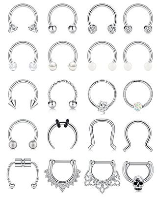 septum piercing jewelry types