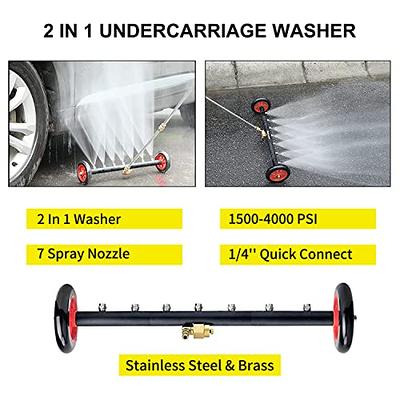 Tool Daily Dual-Function Undercarriage Cleaner, 24 Inch, Water Broom for  Pressure Washer with 7 Nozzles, Under Car Washer Attachment, 3 Pcs  Extension Wand, 4000 PSI - Yahoo Shopping