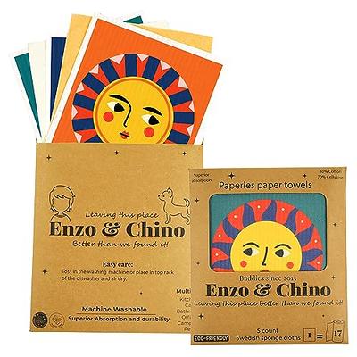 Enzo & Chino Swedish Dishcloths for Kitchen