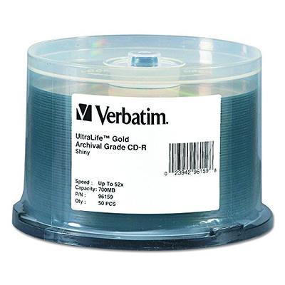 Verbatim CD-R Discs - 700MB/80min - 100 Pack Spindle