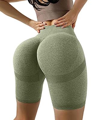 OQQ Women's 3 Piece Butt Lifting Yoga Shorts Workout High Waist Tummy  Control Ruched Booty Pants Grey,Purple,Avocadogreen - Yahoo Shopping