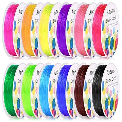FIVEIZERO Colorful Elastic Bracelet String,1mm,1.2mm,1.5mm Elastic Beading  Cord Rainbow Stretchy String with Beading Needle for Bracelets, Necklace,  Jewelry Making and Crafts - Yahoo Shopping