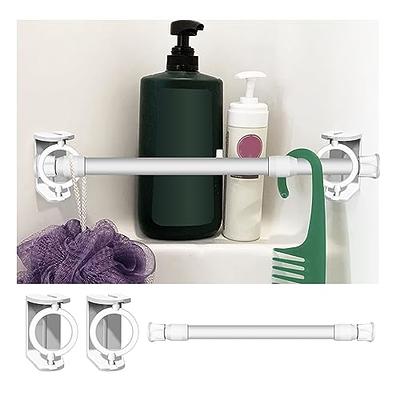RV Camper Travel Trailer Accessory Bathroom Shower Corner Shelf