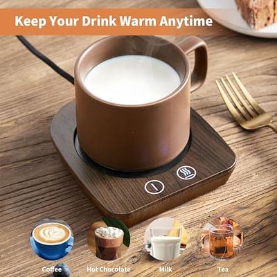 VOBAGA Coffee Mug Warmer, Electric Coffee Warmer for Desk with Auto Shut  Off, 3 Temperature Setting Smart Cup Warmer for Heating Coffee, Beverage