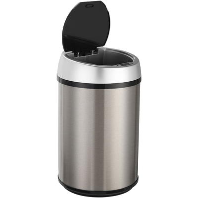 Hanover Trash Can with Sensor Lid, 12-Liter - Rose Gold