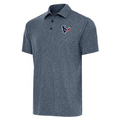 Men's Antigua Heather Navy Atlanta Braves par Polo