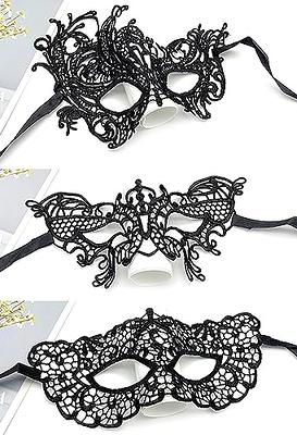 black lace masquerade mask women eye