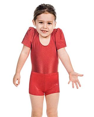 LMCOB Girls Gymnastics Shorts Sparkle Dance Tumbling Athletic Short  Red(2188-04-XXXL) - Yahoo Shopping