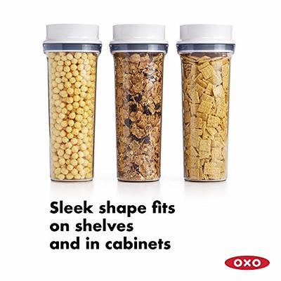 OXO Good Grips Kitchen Countertop Snack Cereal Dispenser Canister, 5.5  Quart 