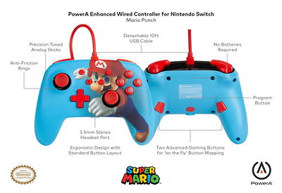  PowerA Enhanced Nintendo Switch Controller Wired