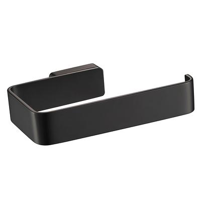 Moen Lindor Matte Black Wall Mount Pivot Toilet Paper Holder