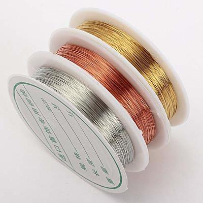 RuiLing 3 Rolls 1mm Copper Wire DIY Craft Style Formed Beading Wire  Colorful Jewelry Making Cord String Accessories for Bracelet Necklace  Brooch Shaping Wire (Gold, Silver, Brass) - Yahoo Shopping
