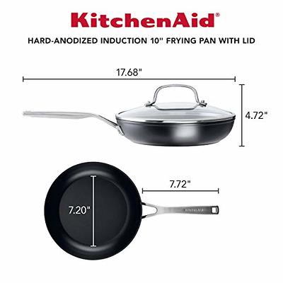 KitchenAid Hard Anodized 12.12 qt. Black Hard Anodized Aluminum