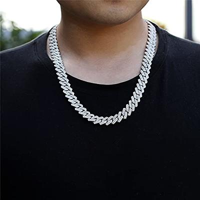 Hip Hop Men's Metal Padlock Pendant Thick Chain Link Necklace - Temu