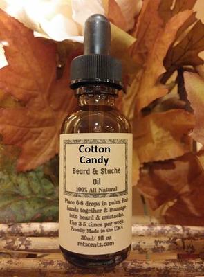 Cotton Candy Beard Oil/Mustache Oil Natural, Organic/ 30Ml/1Oz