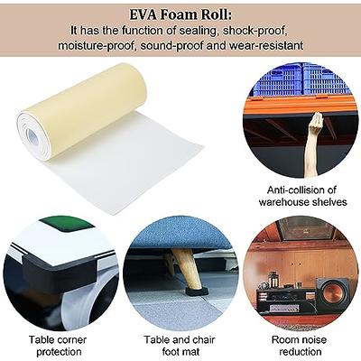 2mm Gray Self-Adhesive EVA Foam Roll Sticky Sheets for Scrapbooking Crafts  and Upholstery 