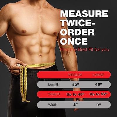 ActiveGear Waist Trimmer Belt for Stomach and Back Lumbar Support, Medium:  8 x 42 - Red - Yahoo Shopping