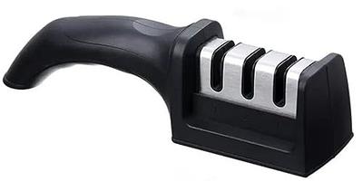 Zulay Kitchen 3 Stage Knife Sharpener & Cut - Resistant Glove