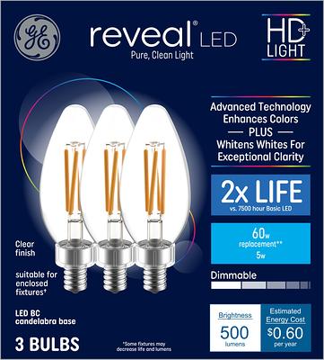 Ge 4pk 5.5w 40w Equivalent Refresh Led Hd Light Bulbs Daylight