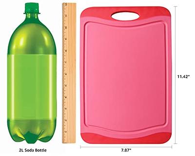 Raj Plastic Cutting Board Reversible Cutting board, Dishwasher Safe,  Chopping Boards, Juice Groove, Large Handle, Non-Slip, BPA Free (Small  (11.42 x