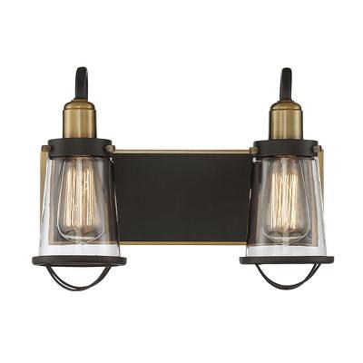 LNC Vintage Brushed Gold Vanity Light, 1-Light Modern Bathroom