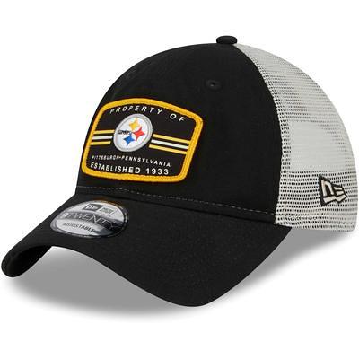 Pittsburgh Steelers '47 Leather Head Flex Hat - Black