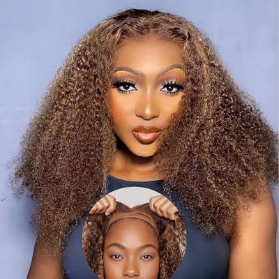 Domiso Glueless Deep Wave Lace Front Wig, 100% Brazilian Human Hair, Medium  Size, Removable Elastic Band, No Shedding, No Tangle, No Glue, No Gel, Easy  Wear, Comfortable, Fast Delivery - Yahoo Shopping