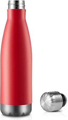 koodee Kids Water Bottle 2 Pack 12 oz Stainless Steel Double Wall Vacuum  Insulated Water Bottle for School, Cola Shape Leak Proof Sports Flask