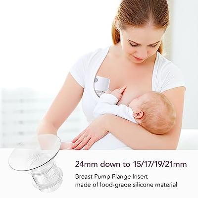 Mayyatt Flange Inserts 19mm Pump Parts, 2 Silicone Inserts Fit 24MM Flange  S9 S10 S12 / s9 Pro s12 Pro momcozy Wearable Breast Pump Milk Collector  Accessories Replacement - Yahoo Shopping