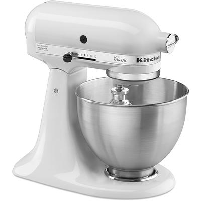 KitchenAid K45SS 10 Speed 4.5 Qt. Stand Mixer with Tilt-Head Design White  Food Processing Appliances Mixers Stand Mixers - Yahoo Shopping