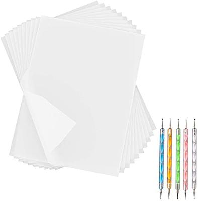 Graphite Transfer Paper, 20 White Sheets Wax Free Erasable 