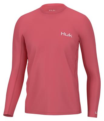 Huk Icon X Long-Sleeve Fishing Shirt for Men - Sunwashed Red - M - Yahoo  Shopping