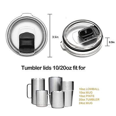 20 oz Tumbler Lid (Pack of 2) Yeti Lids 20 oz Replacement Lid Magnetic Slider Yeti Rambler Yeti Rambler 20 oz