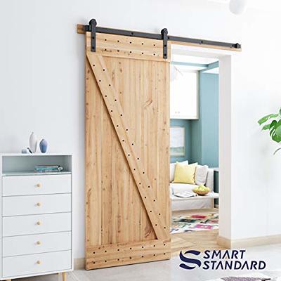  LTIYITL 6ft Bi-Folding Sliding Barn Door Hardware