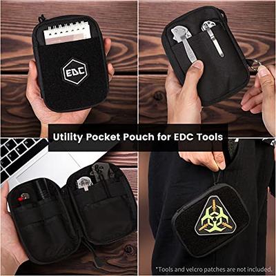 VE27 Organizer Pouch, Cordura EDC Pouch with Zipper Pocket