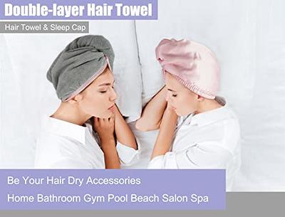 Microfiber Hair Towel Wrap - Ultra-Fine & Silky Smooth - Quick Drying