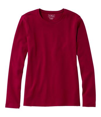 Lakewashed Organic Cotton Tee, Short-Sleeve Casco Bay Red Small | L.L.Bean