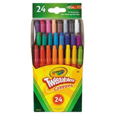 Crayola Mini-Twistables Crayons, 10 Count, Assorted Colors