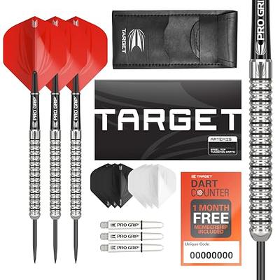 Target Darts Ares 22G Tungsten Steel Tip Darts Set - 6 Pro Grip