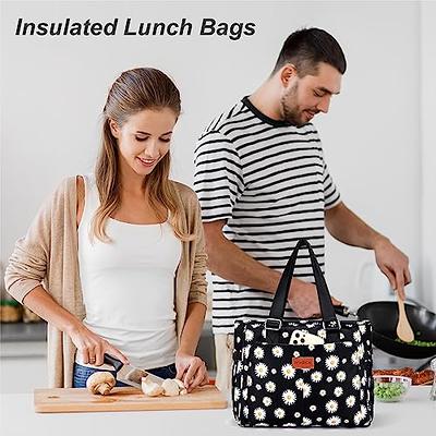 Large Women Lunch Bags for Work/Insulated Adult Lunch Box for