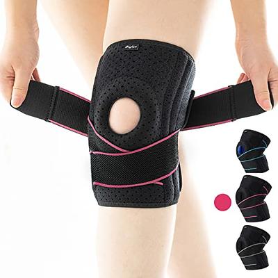 Knee Brace, Compression Support Knee Sleeve with Adjustable Strap Knee Pad  for Pain Relief, Meniscus Tear, Arthritis, ACL, MCL,Quick Recovery - Knee  Support for Running, Basketball, Crossfit 