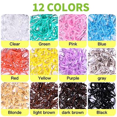 Colorful Rubber Band Kids Girl Colorful Fashion Disposable Rubber Band  Elastic Hair Band Thin Small Ponytail Hair Elastics Daily Life Big Size