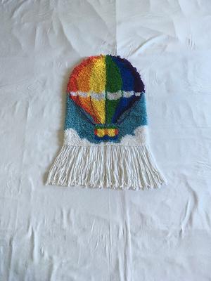 Latch Hook Rug Kits Embroidery Carpet Handmade Hot Air Balloon Cushion