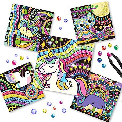 Insgen Rock Painting Kit for Kids 6-12, Glow in The Dark Paints, Creative  Arts and Crafts Supplies Toys for Boys Girls Birthday Gift Ideas