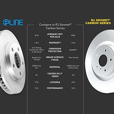 R1 Concepts Front Rear Brakes and Rotors Kit |Front Rear Brake